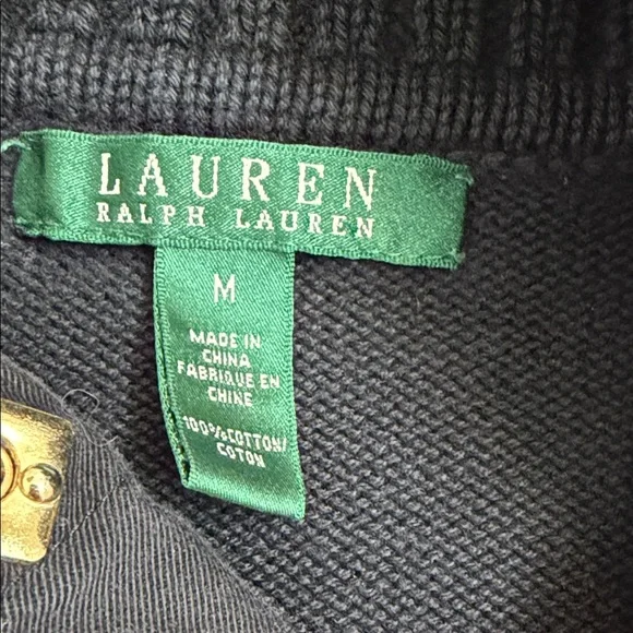 Vintage Ralph Lauren Women’s Medium Black Sweater With Gold Detail Women’s Med - Picture 2 of 5